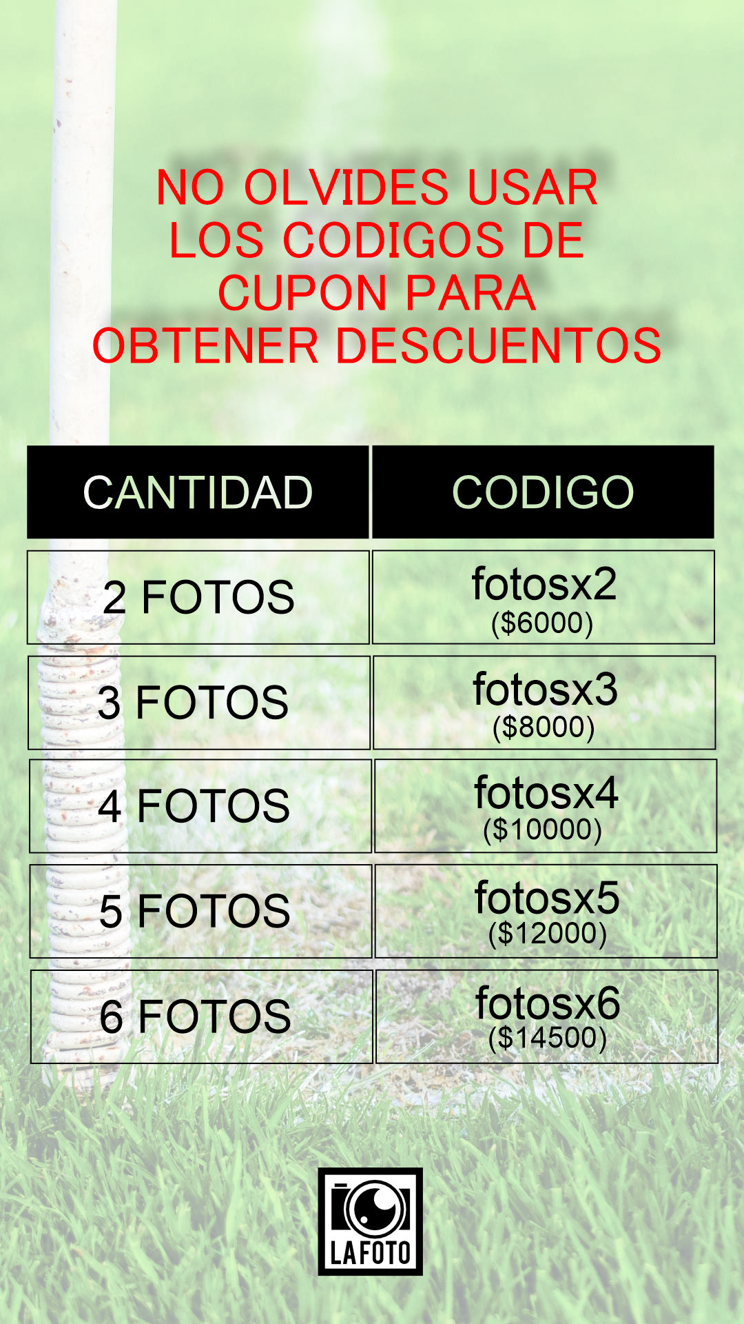 CUPONES DE DESCUENTO